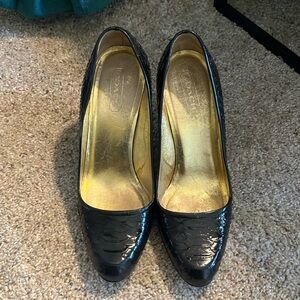 Coach Black Heels-Size 8